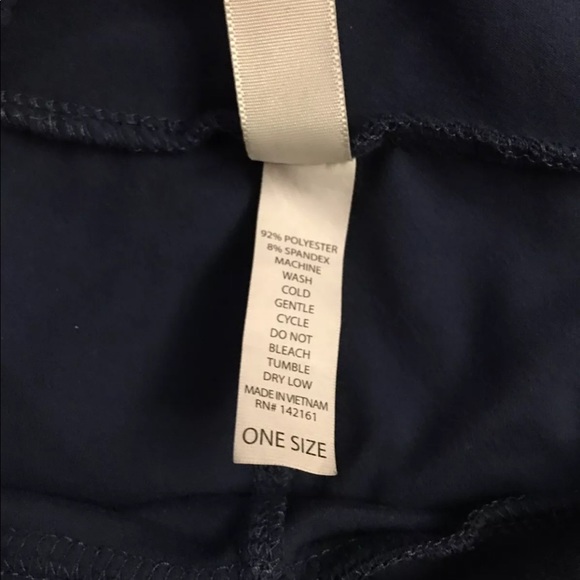 Lularoe OS solid blue leggings, like new! - Picture 8 of 8